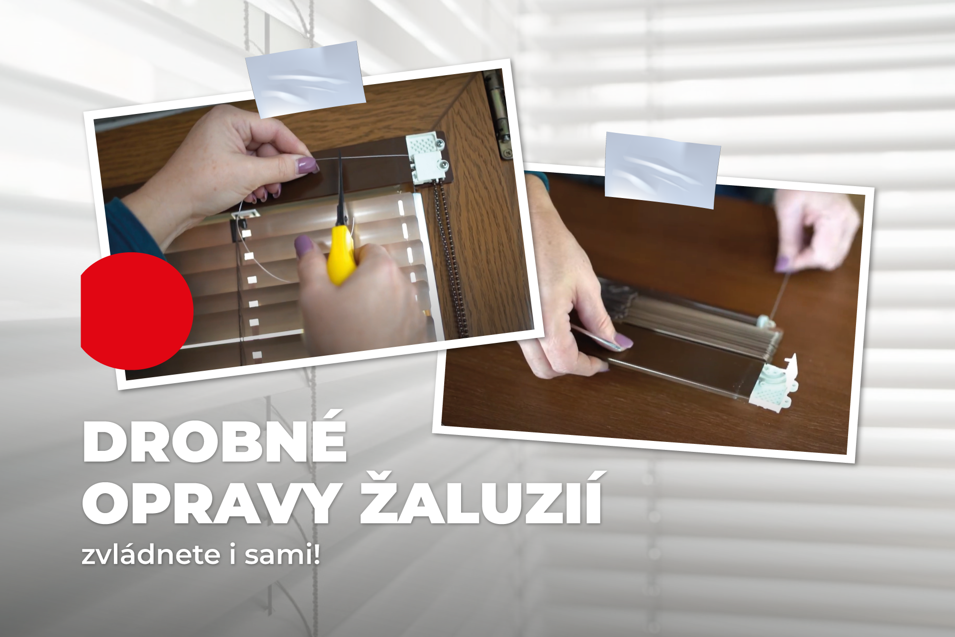 Oprava žaluzií