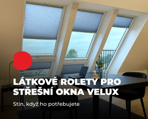 Rolety pro střešní okna Velux
