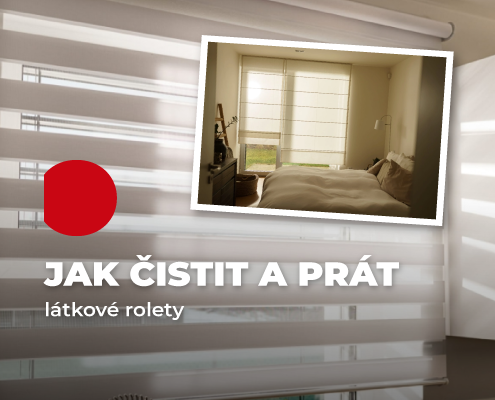 Čištění látkových rolet