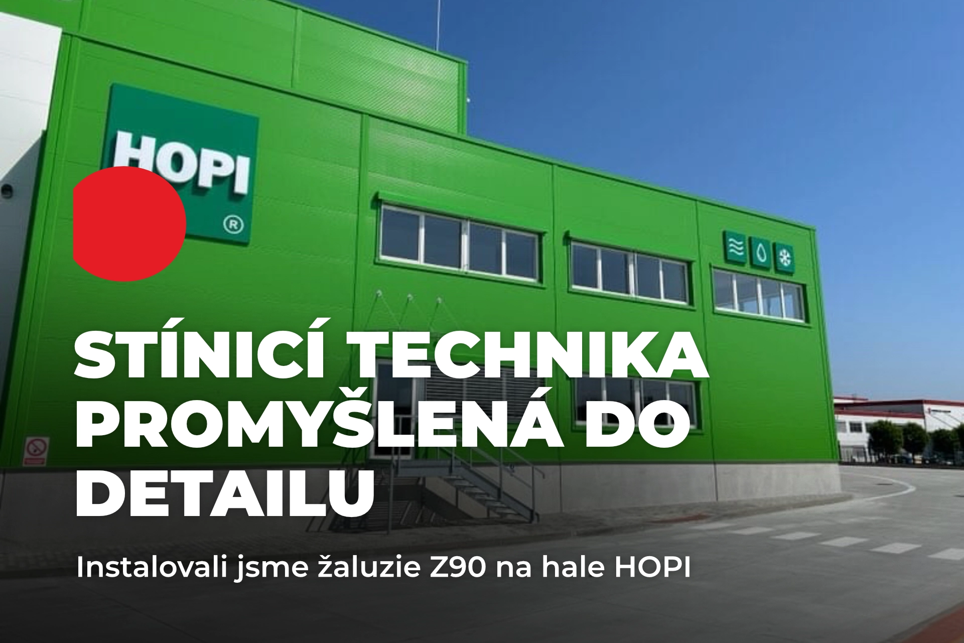 Předokenní žaluzie