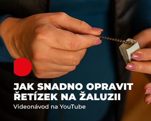 Jak opravit řetízek na žaluzii