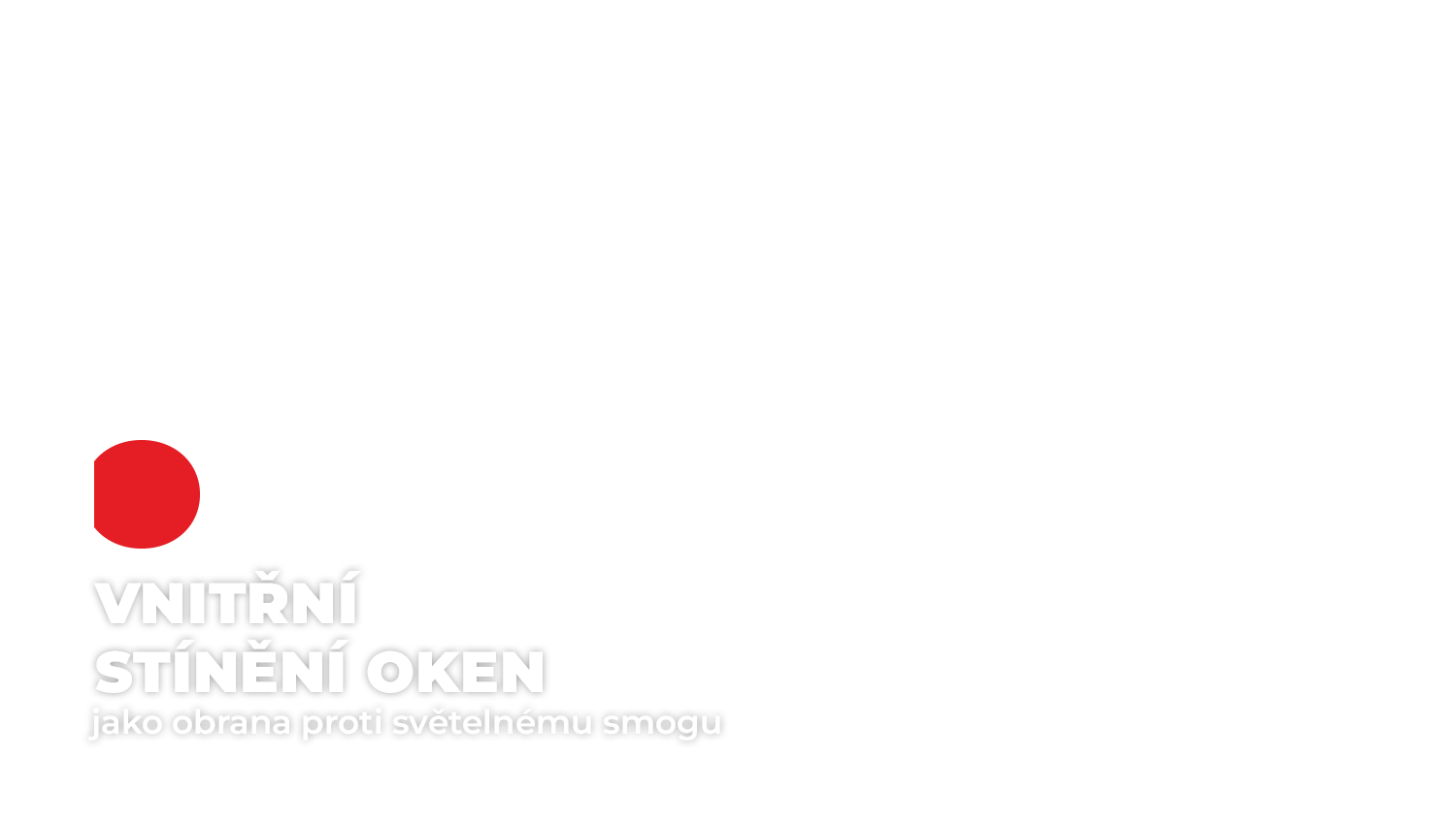 Vnitřní stínění oken